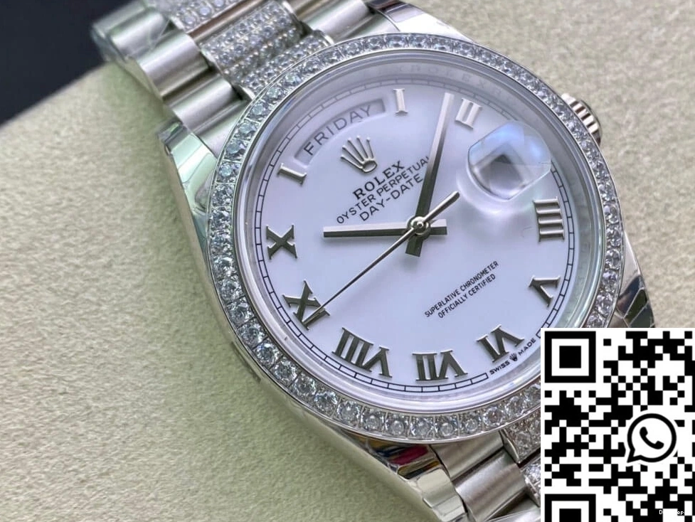 Date Bezel Factory Rolex Diamond-Set M128349RBR-0026 Day EW 0331